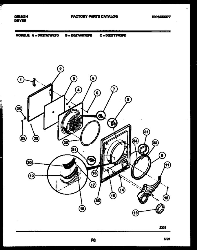 Diagram for DG27T3WXFD