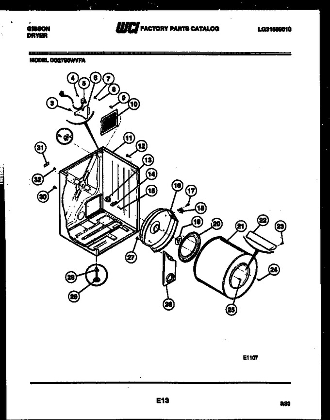 Diagram for DG27S6WVFA