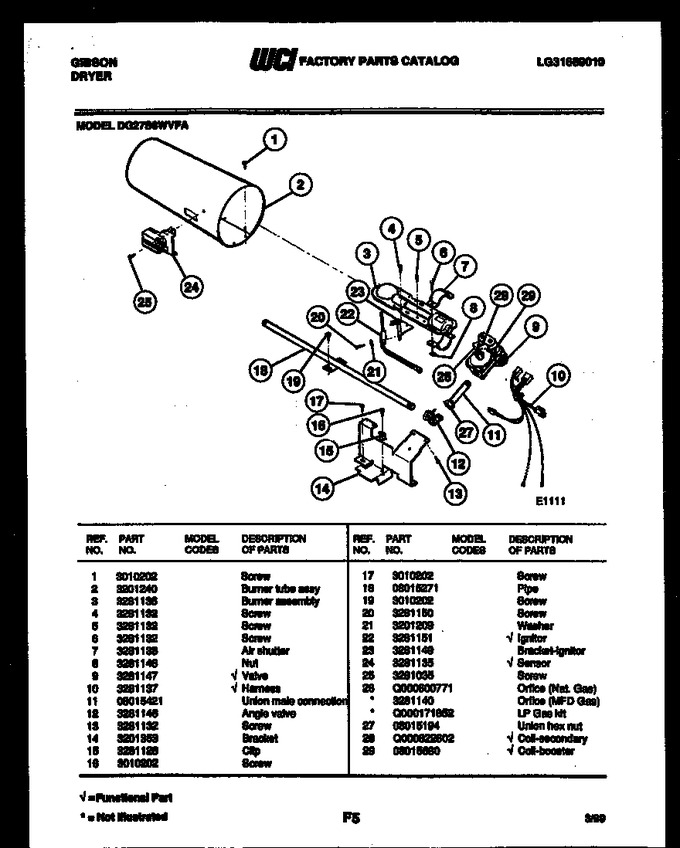 Diagram for DG27S6WVFA