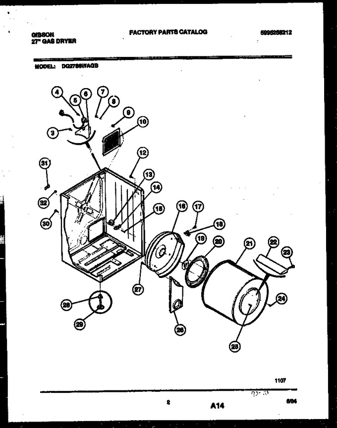 Diagram for DG27S8WAGB