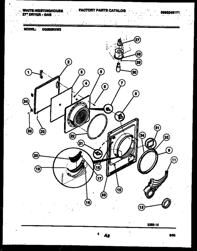 Diagram for DG350RXD2
