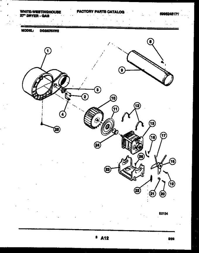 Diagram for DG350RXD2