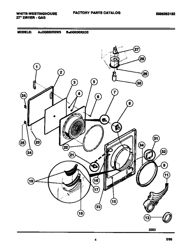 Diagram for DG350RXD3