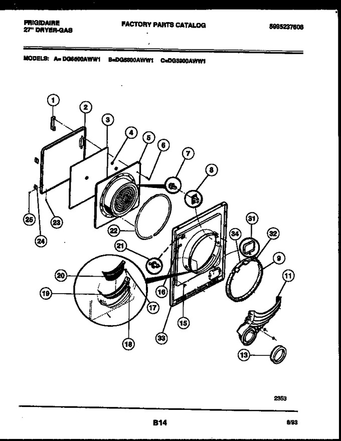 Diagram for DG3900AWW1