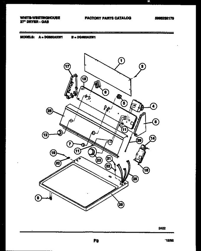 Diagram for DG400AXD1