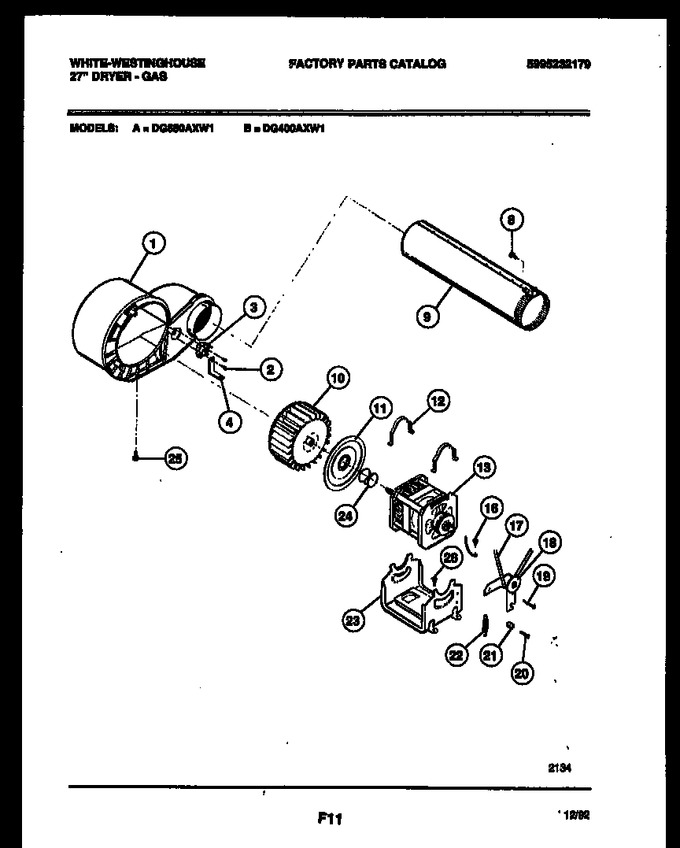 Diagram for DG400AXW1
