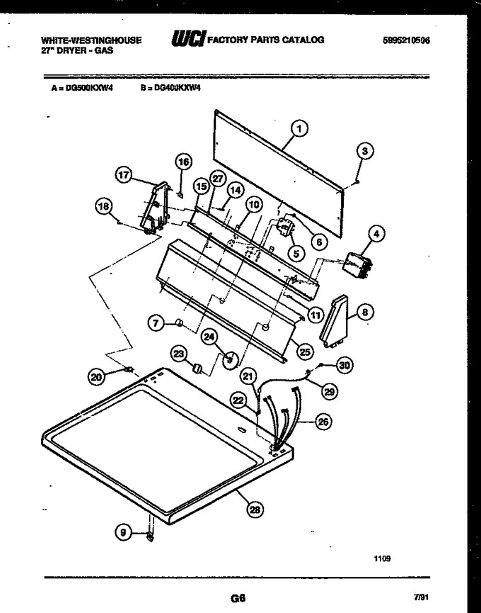Diagram for DG500KXD4