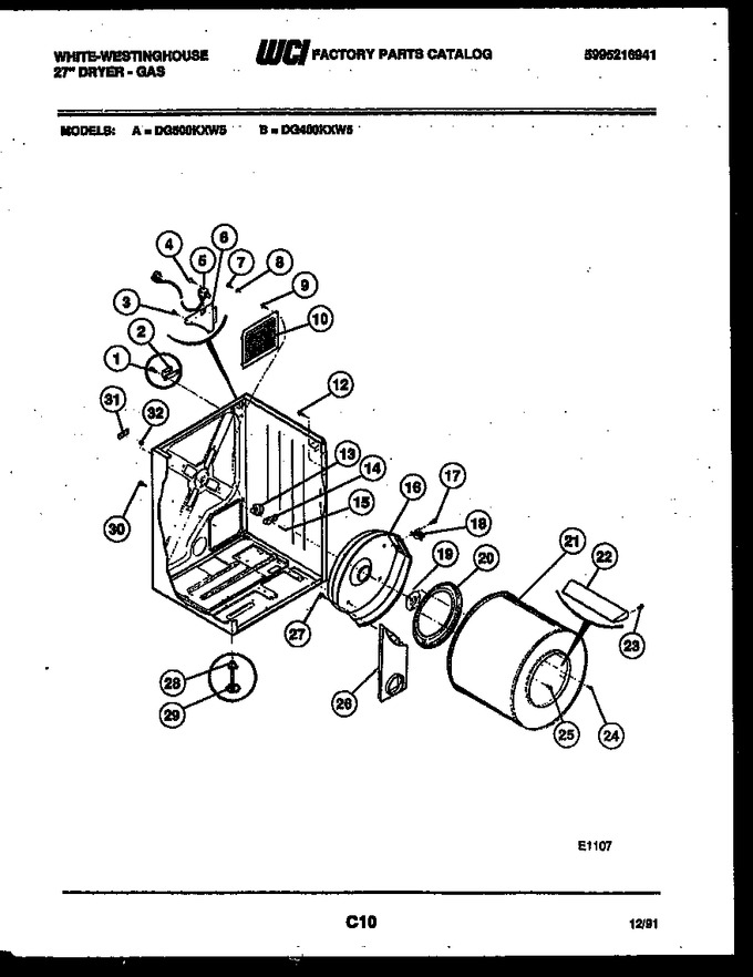 Diagram for DG400KXW5
