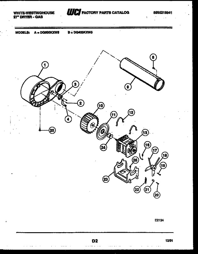 Diagram for DG400KXW5