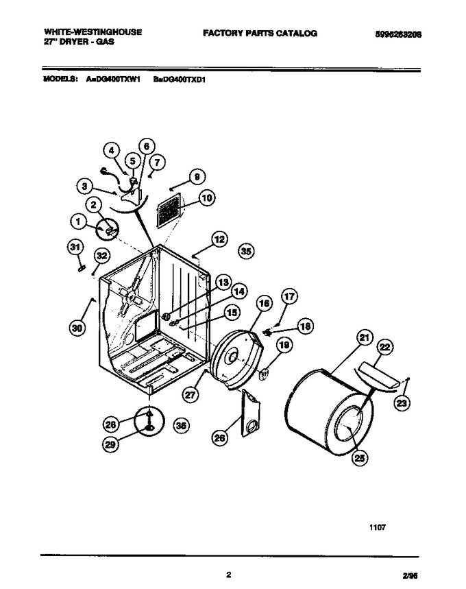 Diagram for DG400TXW1