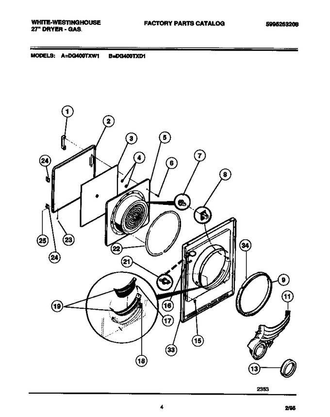 Diagram for DG400TXW1