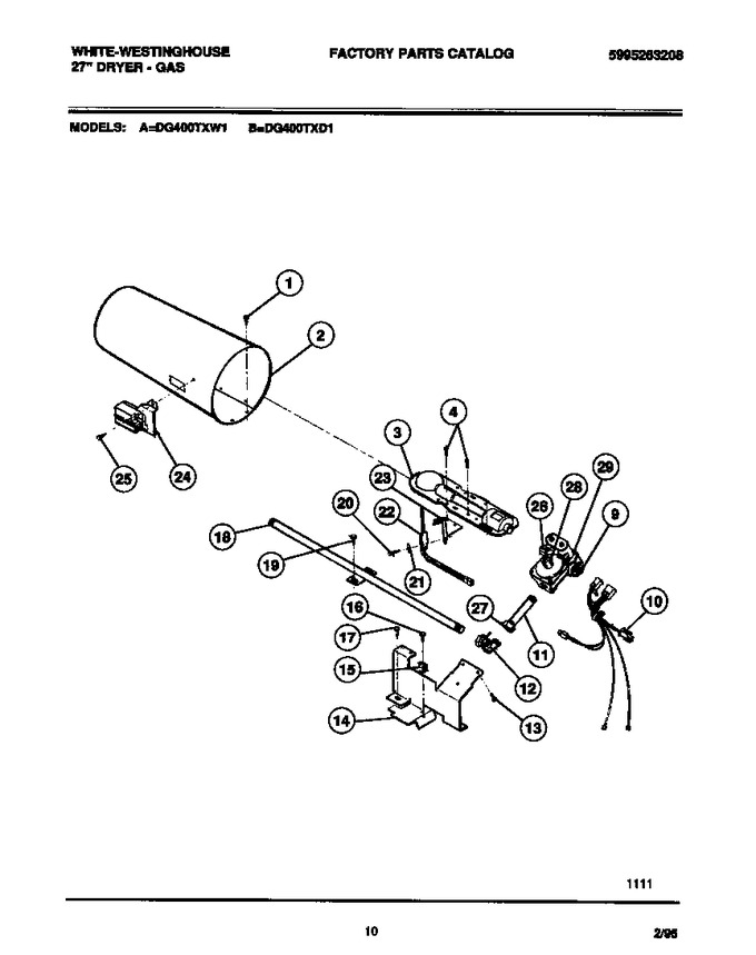 Diagram for DG400TXW1
