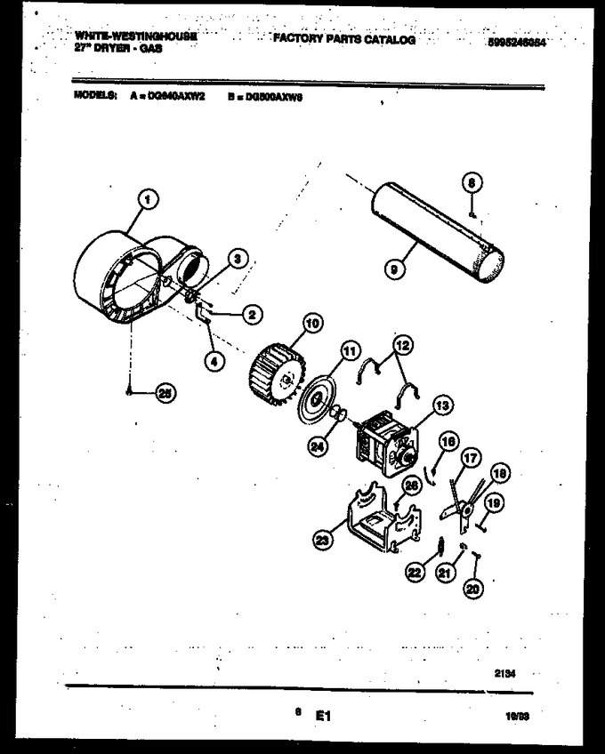 Diagram for DG500AXD6