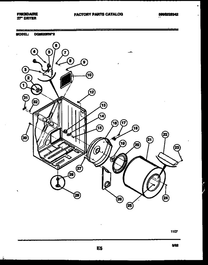 Diagram for DG5520RW2