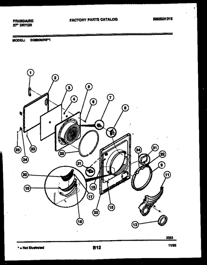 Diagram for DG5800RW1