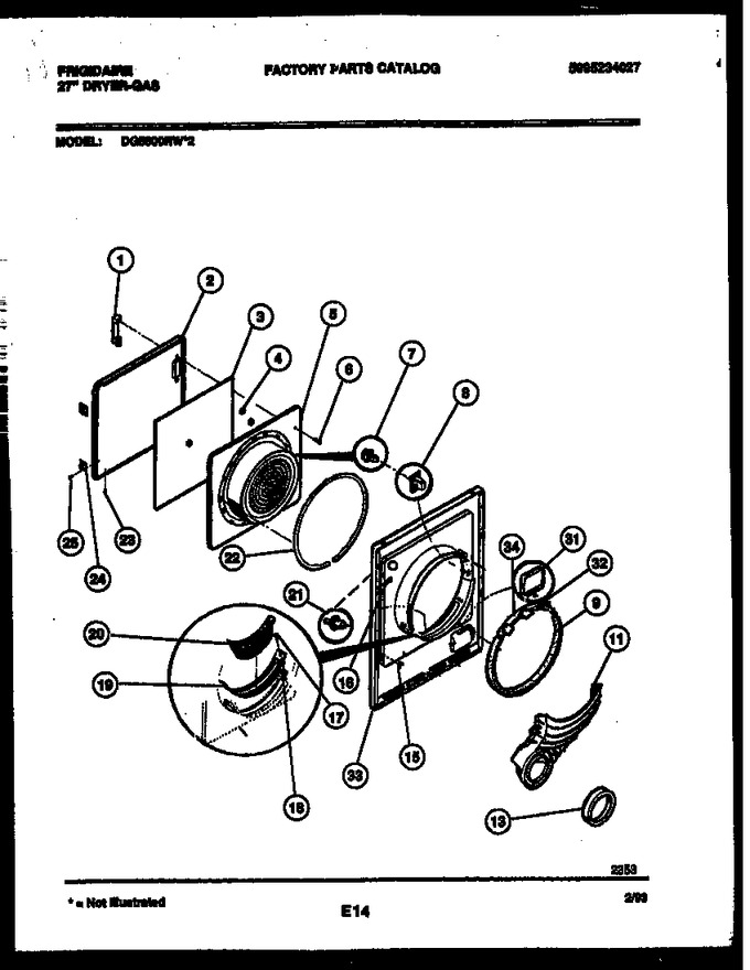 Diagram for DG5800RW2