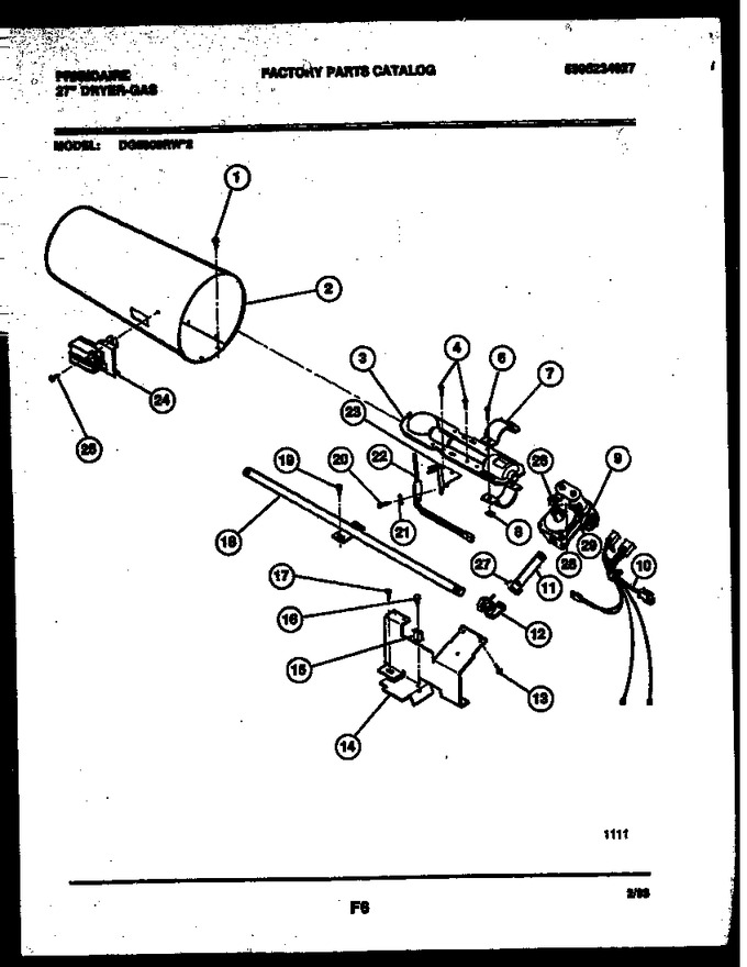 Diagram for DG5800RW2