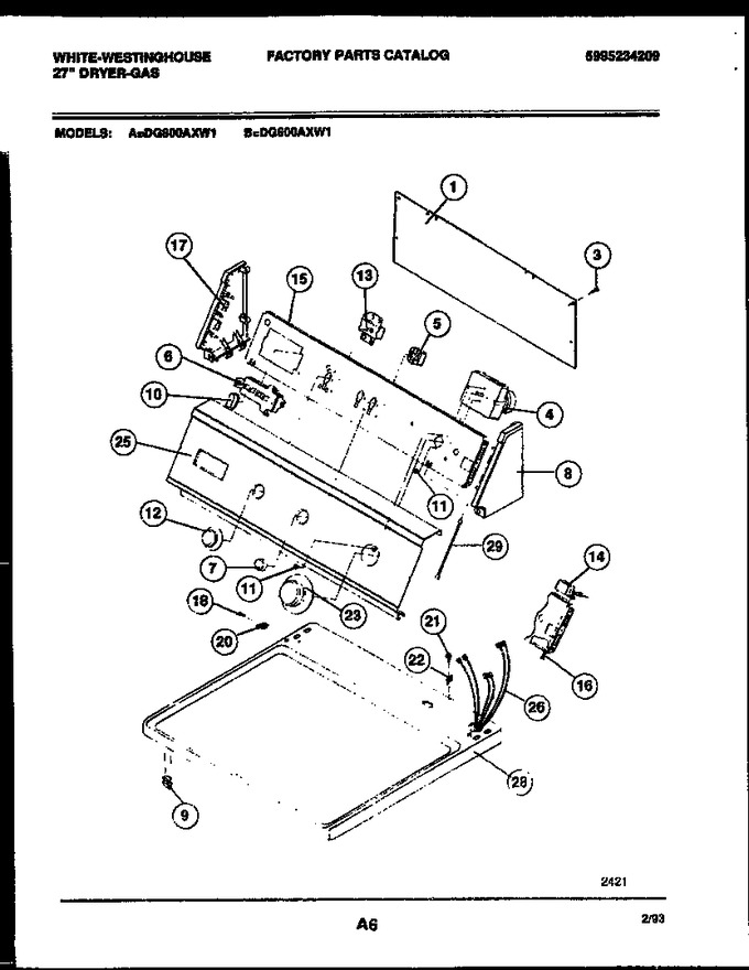 Diagram for DG800AXW1