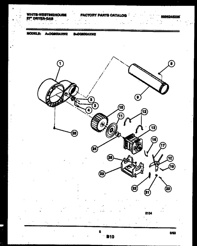Diagram for DG600AXW2