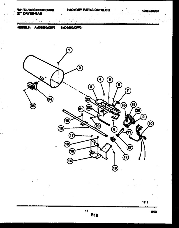 Diagram for DG600AXD2