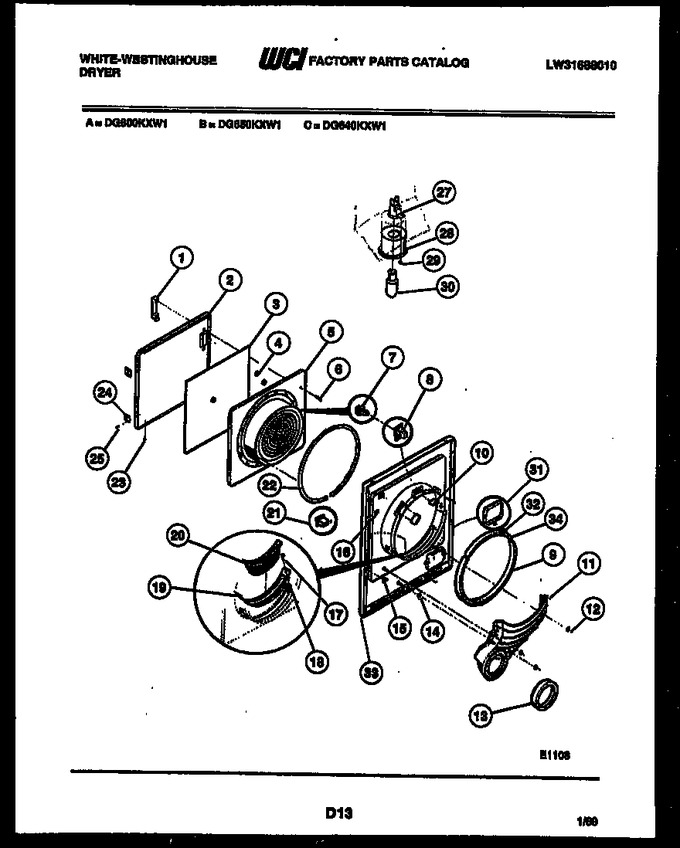 Diagram for DG640KXW1