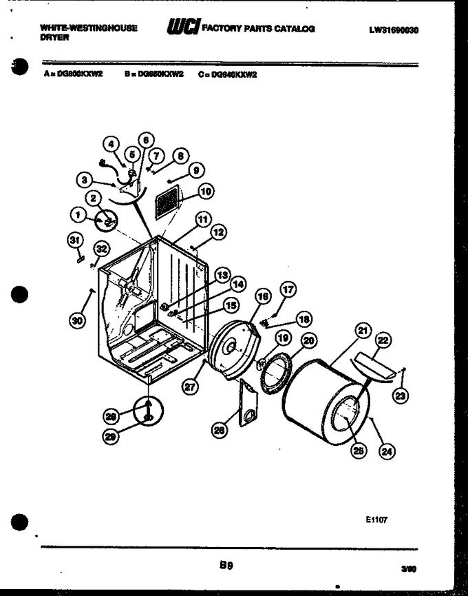 Diagram for DG640KXW2