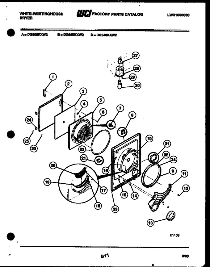 Diagram for DG640KXW2