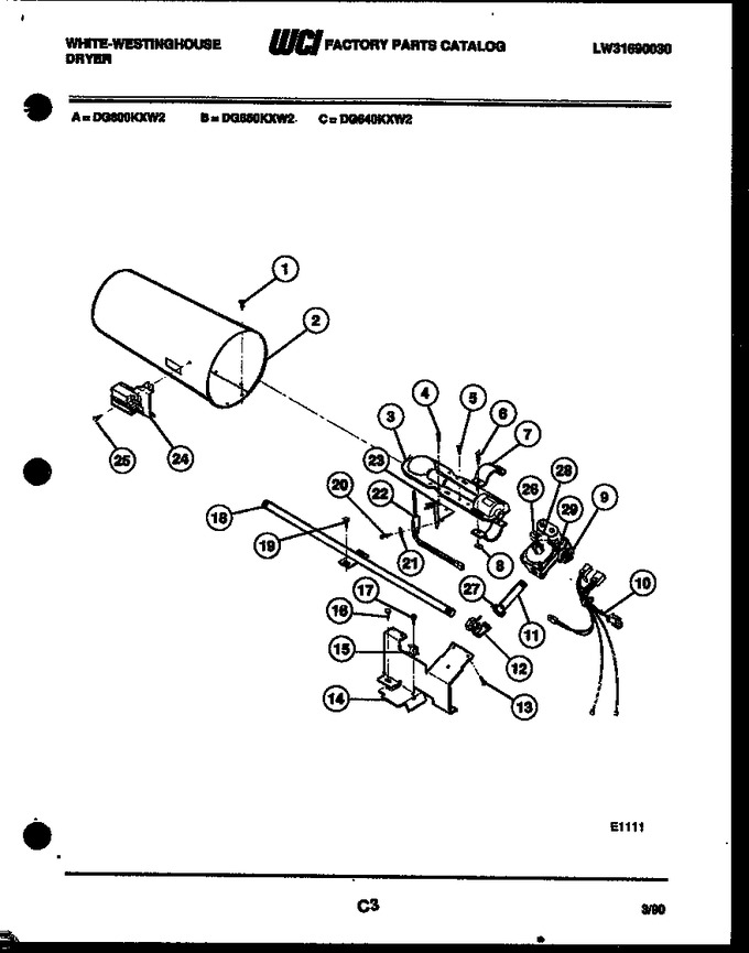 Diagram for DG650KXD2
