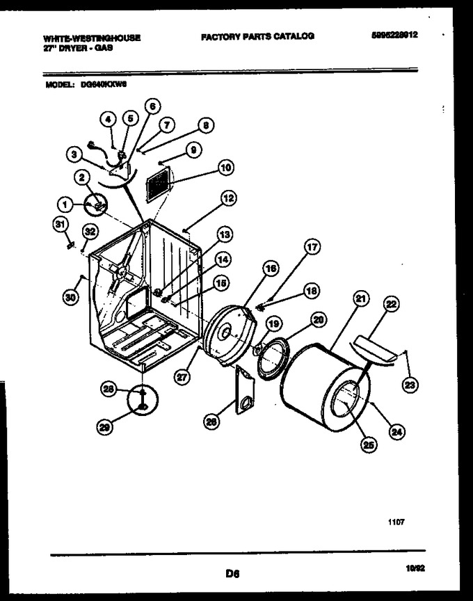 Diagram for DG640KXD6