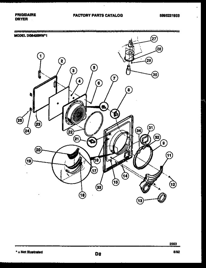 Diagram for DG6420RW1