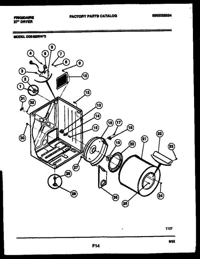 Diagram for DG6420RW2