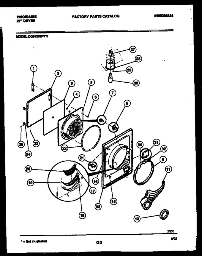 Diagram for DG6420RW2