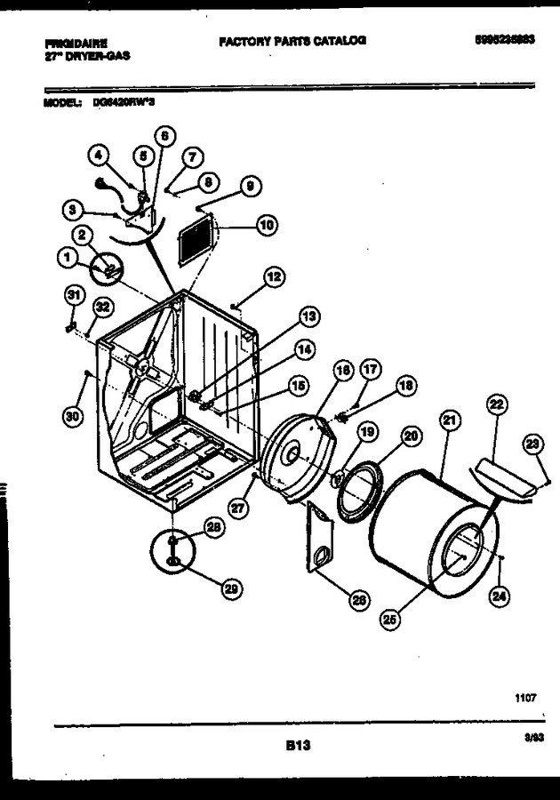 Diagram for DG6420RW3