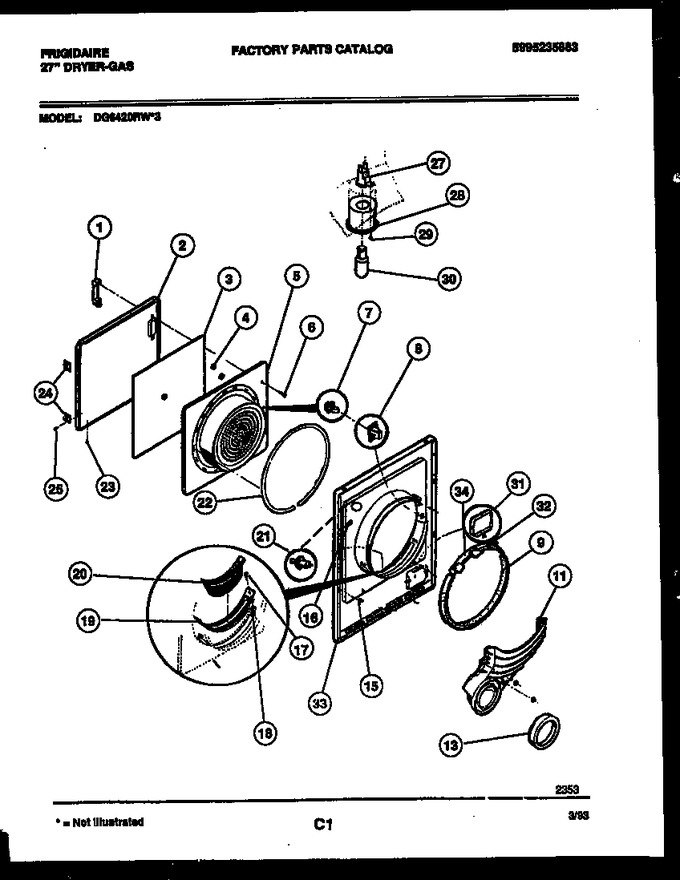 Diagram for DG6420RW3
