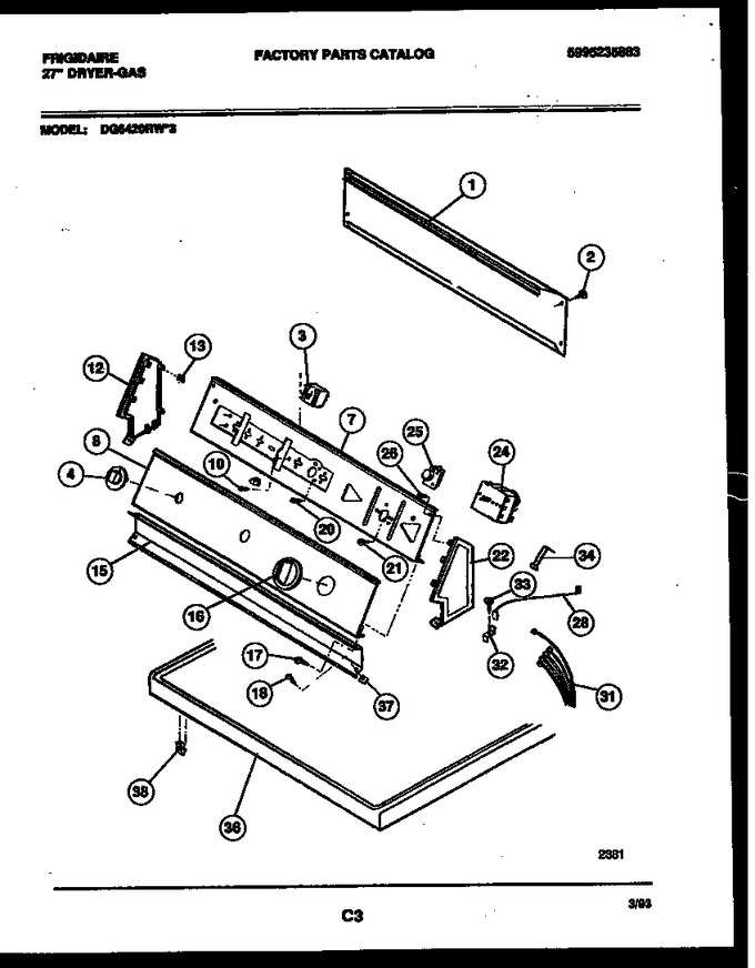 Diagram for DG6420RW3