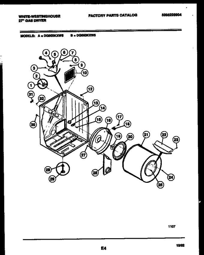 Diagram for DG650KXD5