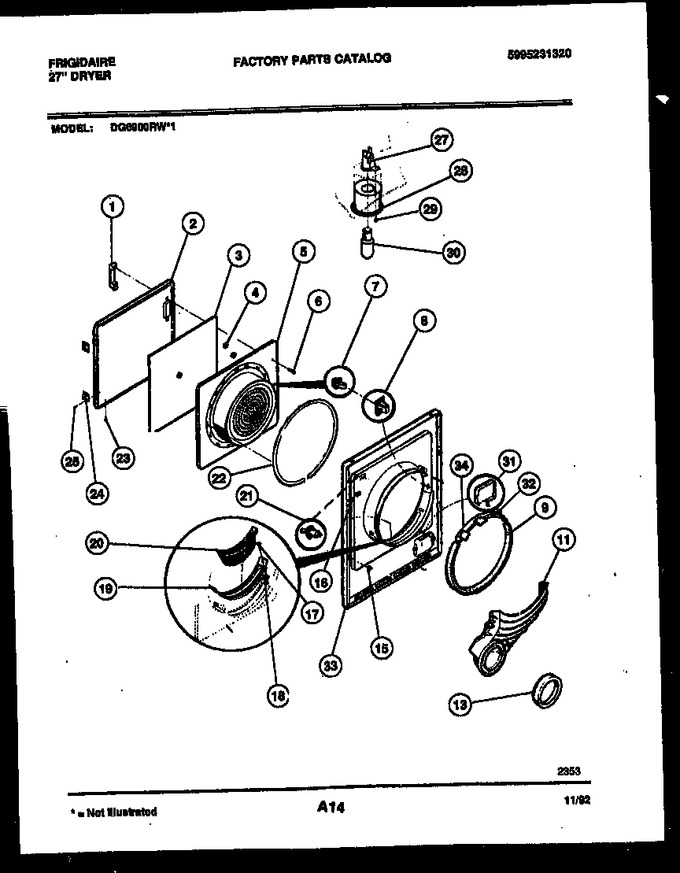 Diagram for DG6900RW1