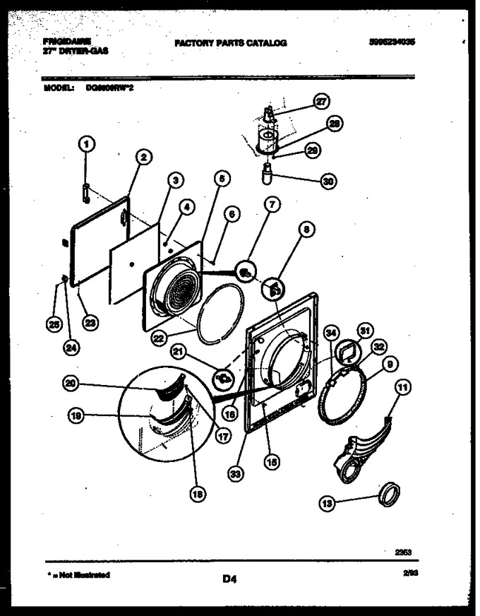 Diagram for DG6900RW2