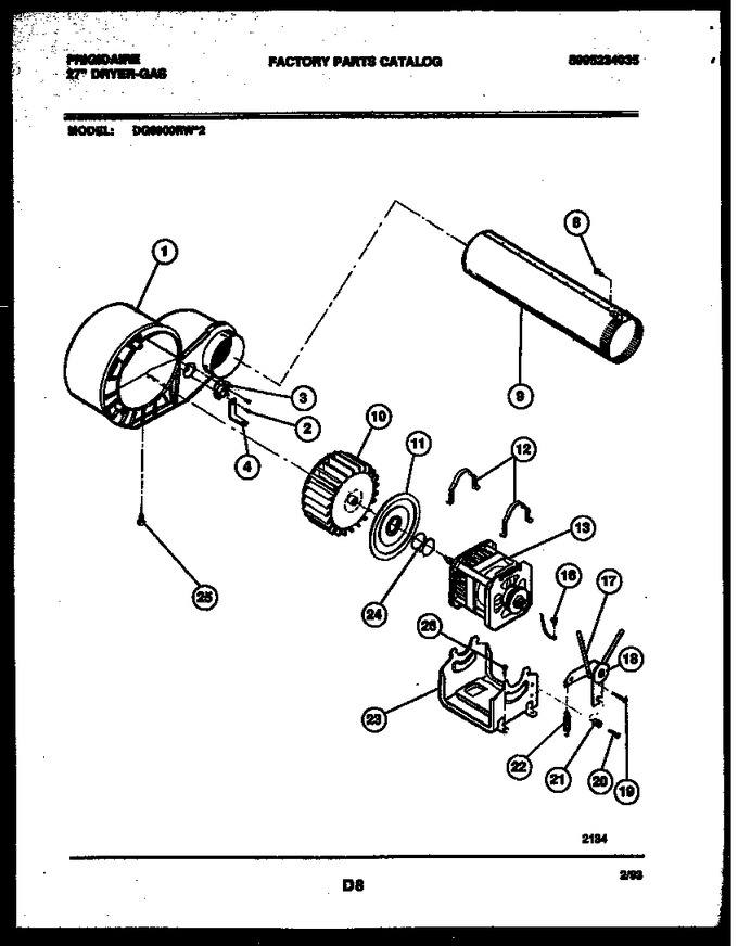 Diagram for DG6900RW2