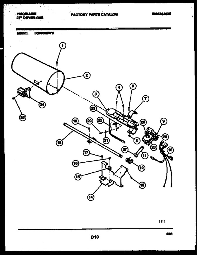 Diagram for DG6900RW2