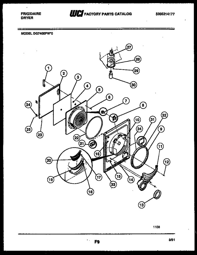 Diagram for DG7400PW0