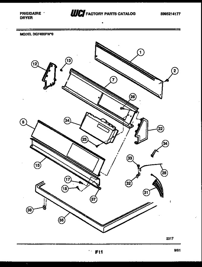 Diagram for DG7400PW0