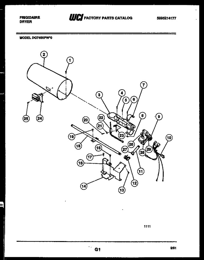 Diagram for DG7400PW0