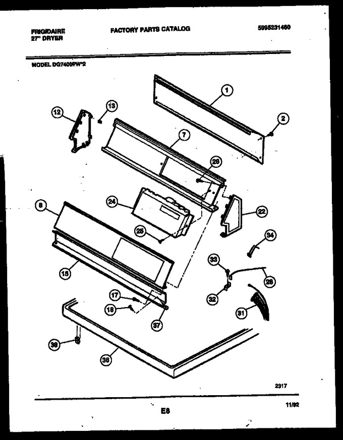 Diagram for DG7400PW2