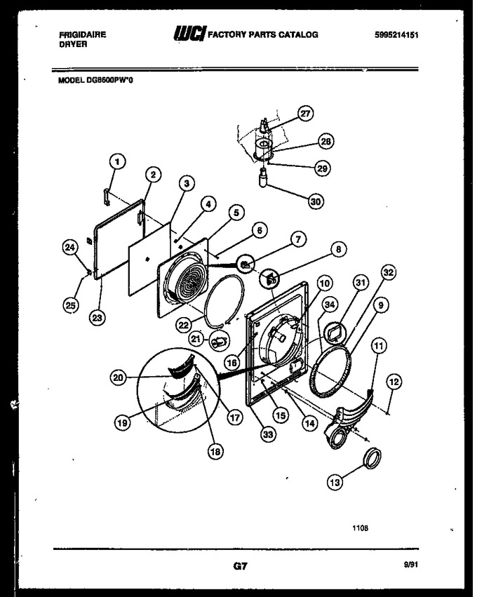 Diagram for DG8600PW0