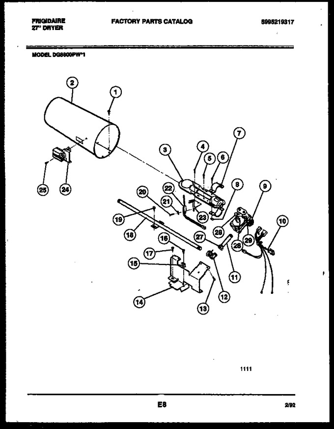 Diagram for DG8600PW1
