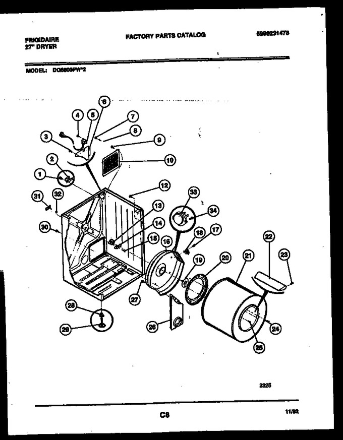 Diagram for DG8800PW2
