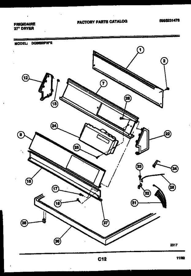 Diagram for DG8800PW2