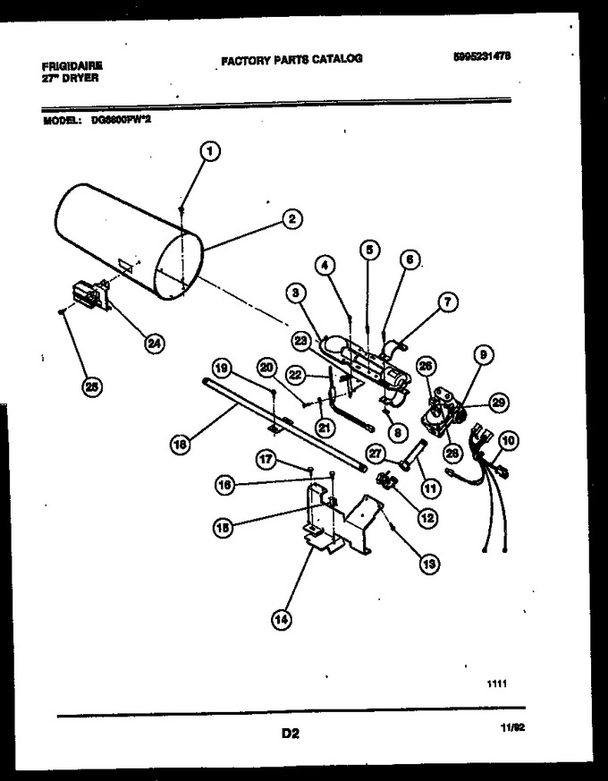 Diagram for DG8800PW2