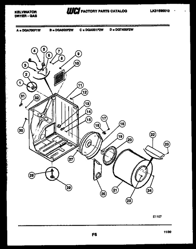 Diagram for DGA500F2D